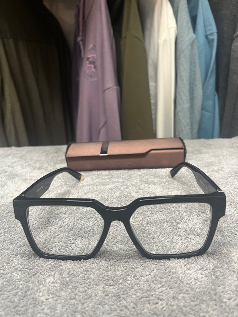 “The Prince”Classic Black Square Frame Reading Glasses 2.25